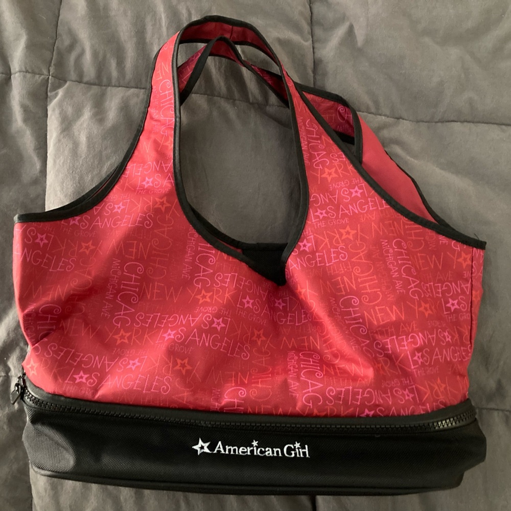 American Girl Insulated Lunch Bag Tote